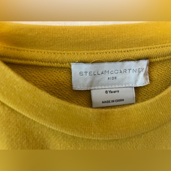 STELLA MCCARTNEY girls yellow apple print skirt and matching sweater. - Picture 3 of 6